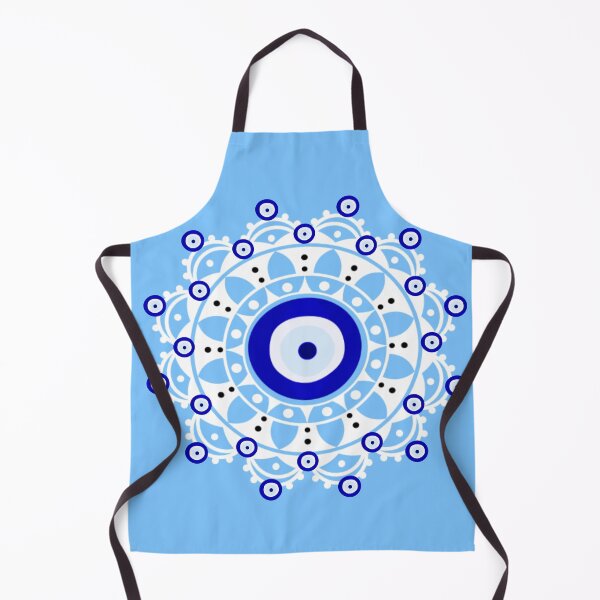 Item preview, Baby Blue Evil Eye Mandala Henna designed and sold by umeimages.