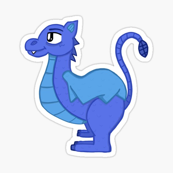 Dragon - Baby,Blue,Cute Sticker