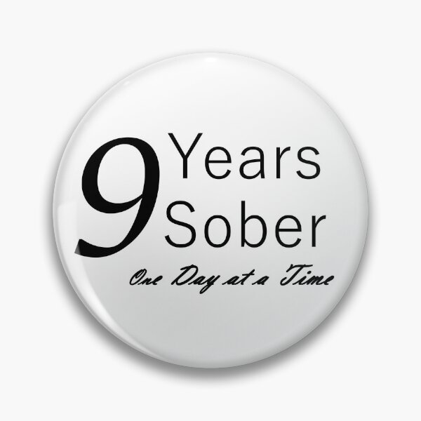 Item preview, Nine Years Sobriety Anniversary Birthday; Design for the Sober Person Living One Day At a Time designed and sold by Zen  Goat.