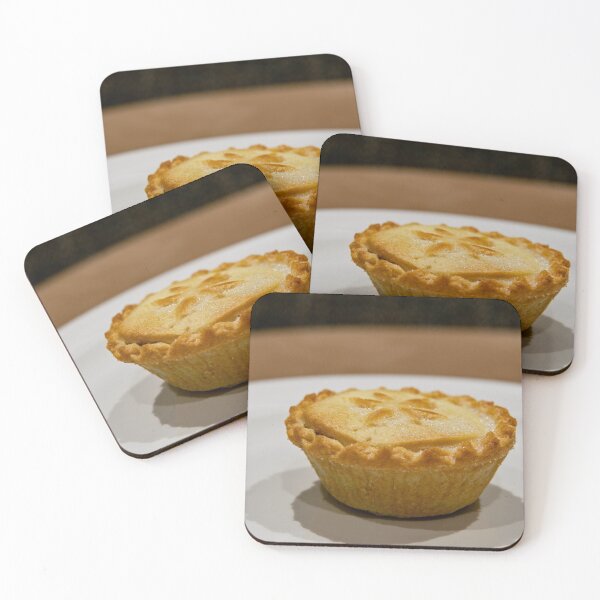 Item preview, Tasty Christmas mince pie on plate designed and sold by krisgreenwood.