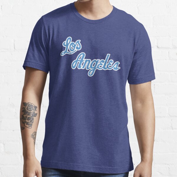 Get Buy Vintage Kobe Bryant LA Dodgers Blue T-Shirt