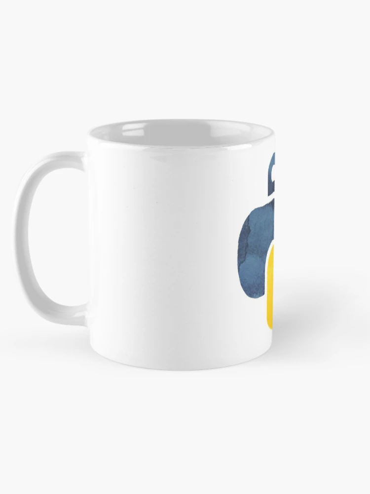Thumbnail 5 of 6, Coffee Mug, Python Logo Watercolor Programmer Coder designed and sold by thefrshmachine.