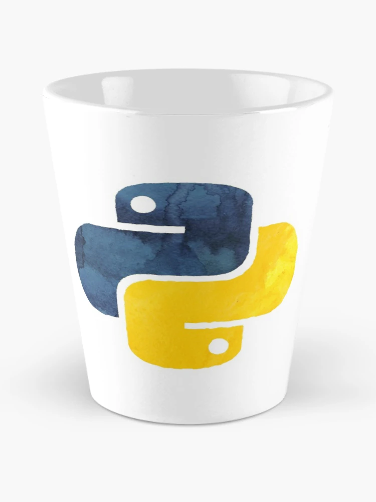 Thumbnail 2 of 4, Coffee Mug, Python Logo Watercolor Programmer Coder designed and sold by thefrshmachine.