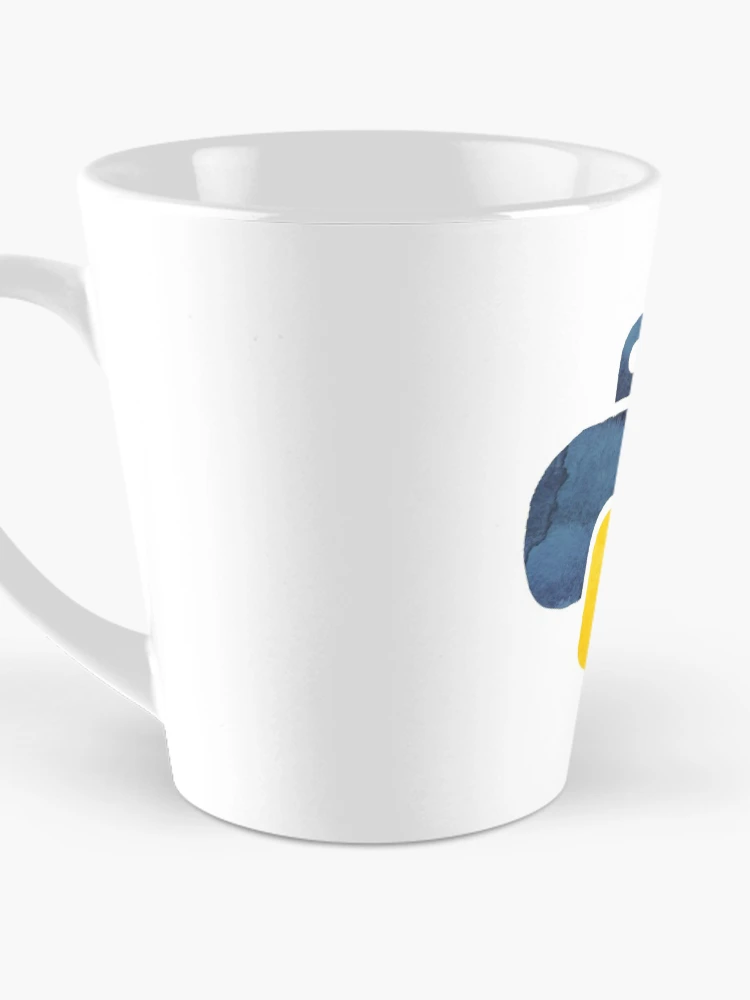 Thumbnail 3 of 4, Coffee Mug, Python Logo Watercolor Programmer Coder designed and sold by thefrshmachine.