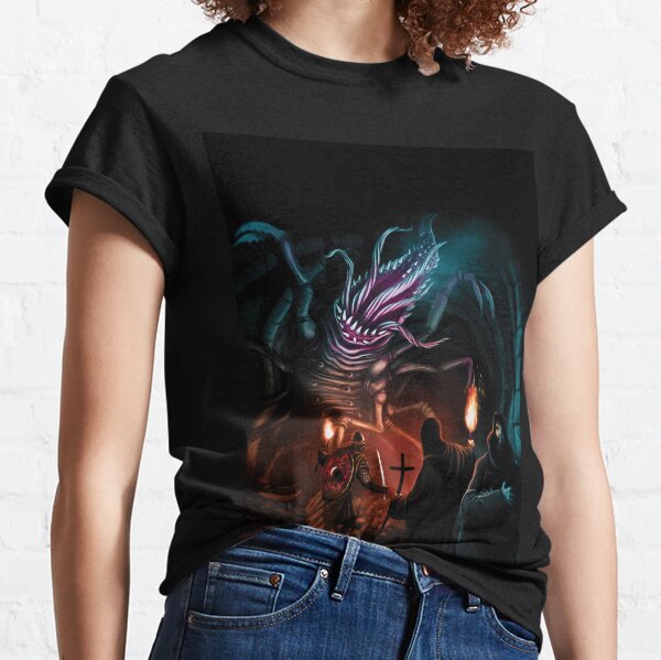 Cthulhuween Day 5 - Cthulhu Dark Ages Cover by Rob Gould Classic T-Shirt