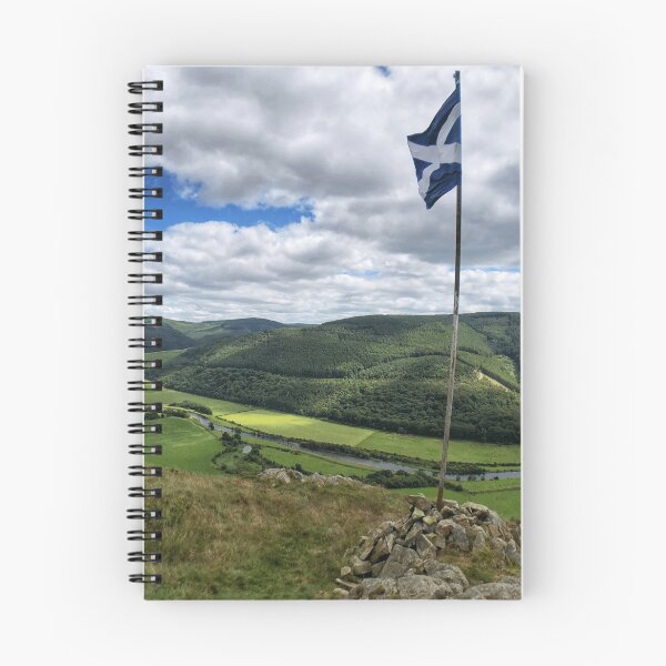 Item preview, Saltire flying high above Innerleithen, Scottish Borders designed and sold by yourscotborders.