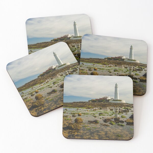 Item preview, St Mary's Island and Lighthouse in Northumberland designed and sold by MichaelBShannon.