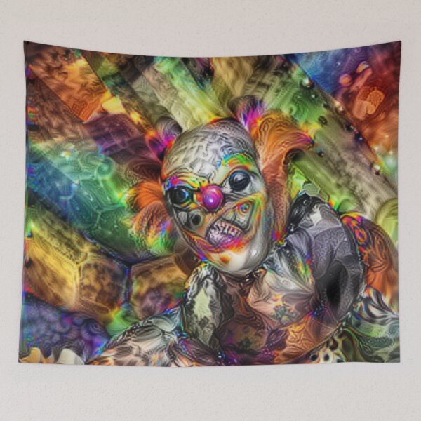 Item preview, A scary scary clown designed and sold by ARTificialDSGN2.
