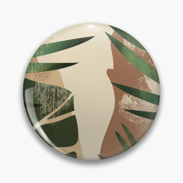 Item preview, Textured leaves abstract illustration decor designed and sold by Alillluna.