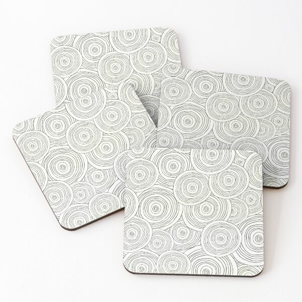 Item preview, Ripple Pattern - Simple Black and White designed and sold by elevens.