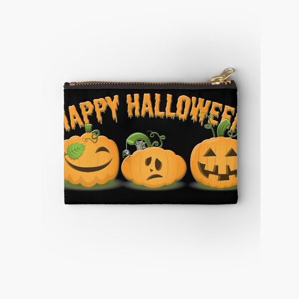 Item preview, Happy Halloween funny pumpkins designed and sold by Nicole Bleck.