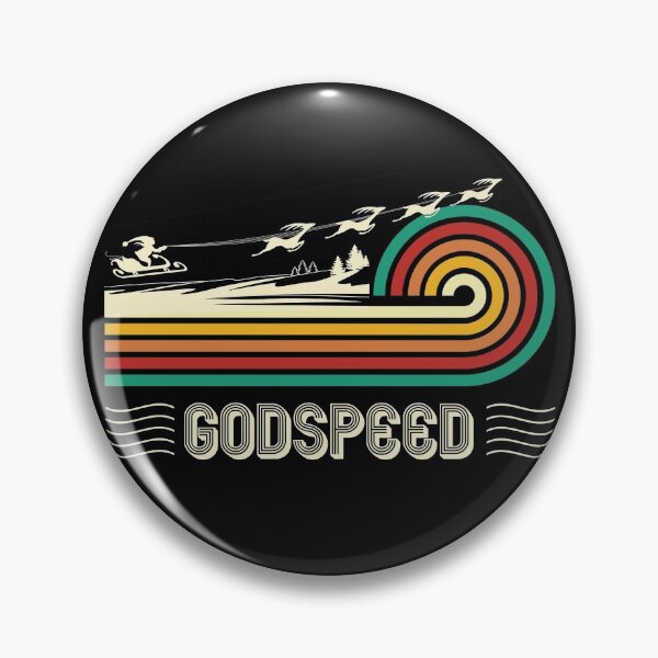 Item preview, Funny Godspeed Santa Sleigh Ride at High Speed | Vintage Retro Sunset  designed and sold by InkItStudio.