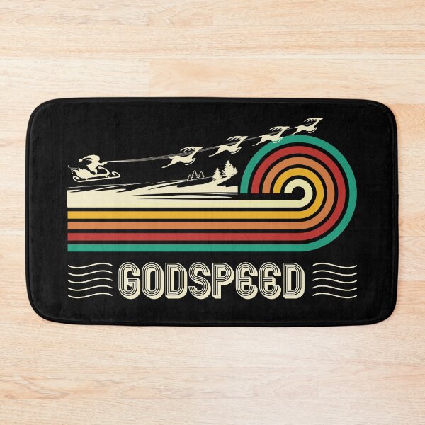 Item preview, Funny Godspeed Santa Sleigh Ride at High Speed | Vintage Retro Sunset  designed and sold by InkItStudio.