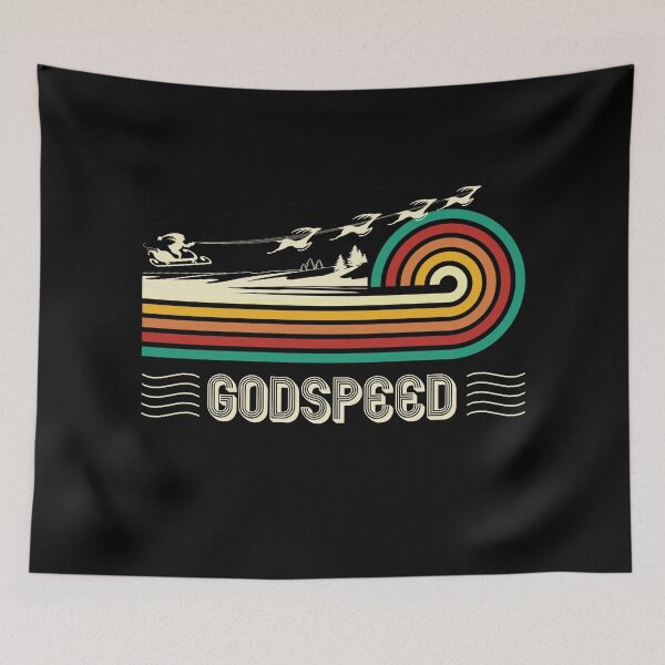 Item preview, Funny Godspeed Santa Sleigh Ride at High Speed | Vintage Retro Sunset  designed and sold by InkItStudio.