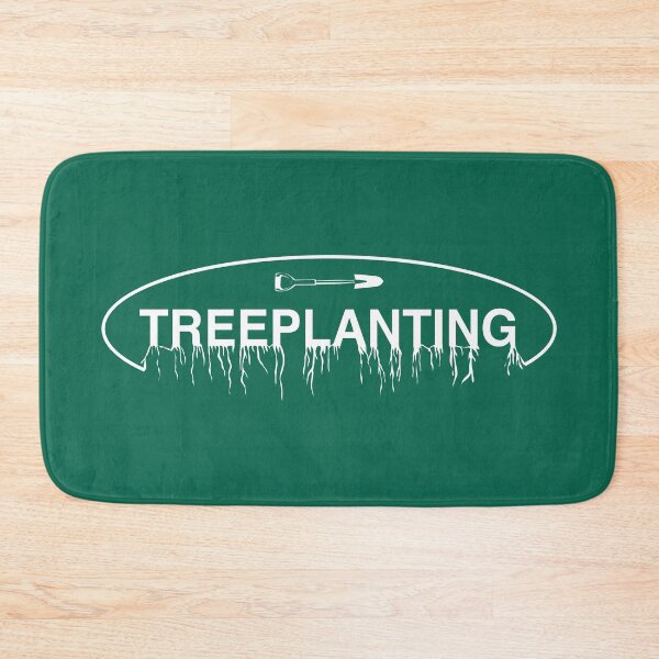 Item preview, Treeplanting - Tree Roots and Shovel Spade (white) designed and sold by Johnston Creative.