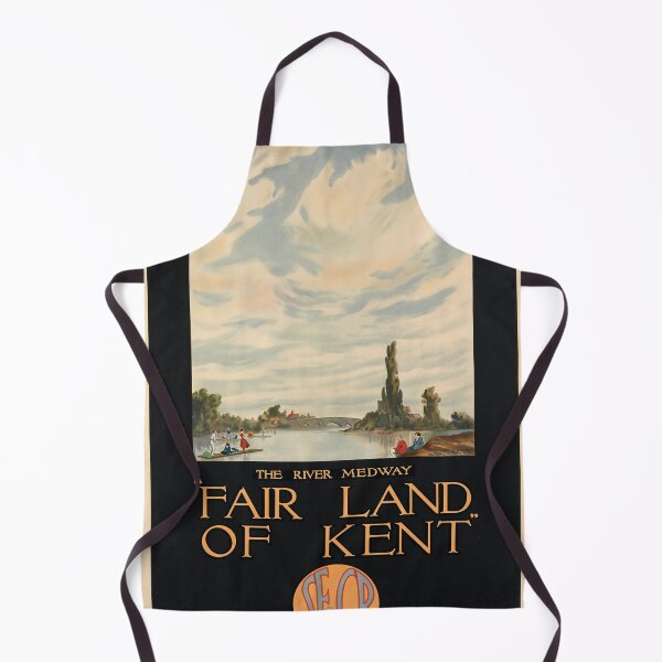 Item preview, Fair Land of Kent retro poster designed and sold by CorasPosters.
