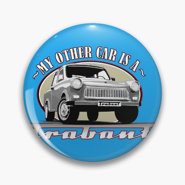 Item preview, My other car is a Trabant - on blue designed and sold by Groenendijk.