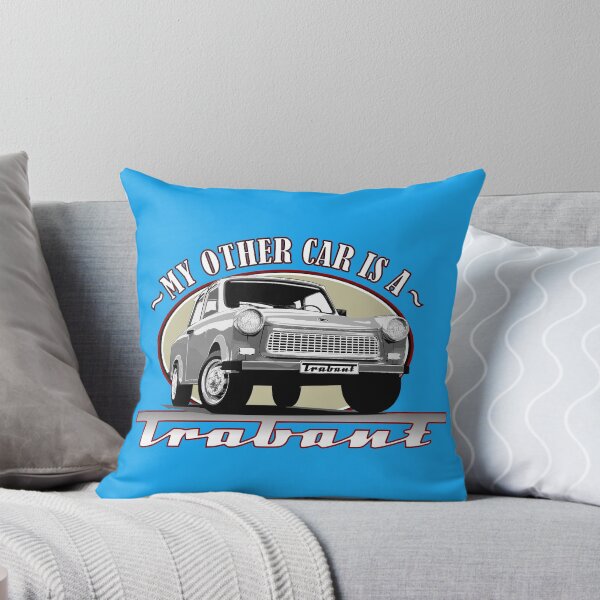Item preview, My other car is a Trabant - on blue designed and sold by Groenendijk.