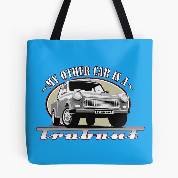 Item preview, My other car is a Trabant - on blue designed and sold by Groenendijk.