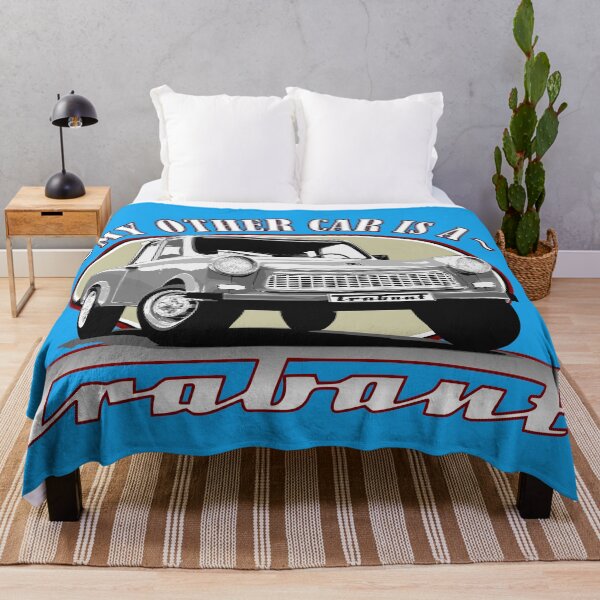 Item preview, My other car is a Trabant - on blue designed and sold by Groenendijk.
