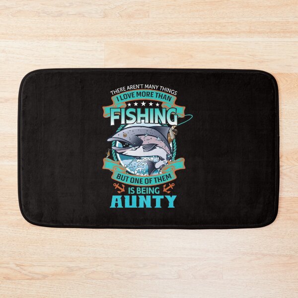 Item preview, I Love Fishing but One of Them Is Being Aunty designed and sold by cutitoutsir.