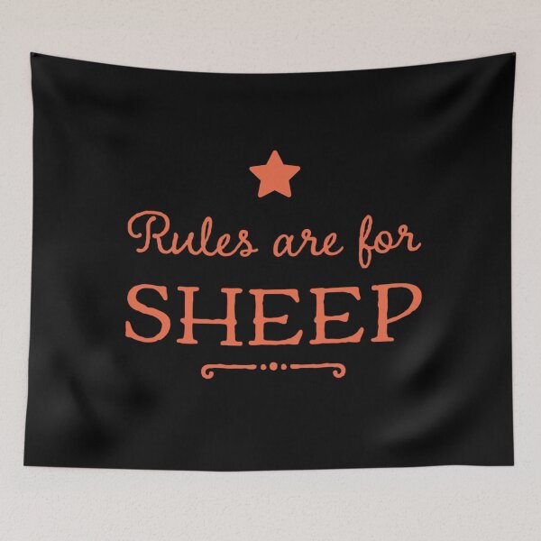 Item preview, Rules are for sheep  designed and sold by Md1982.