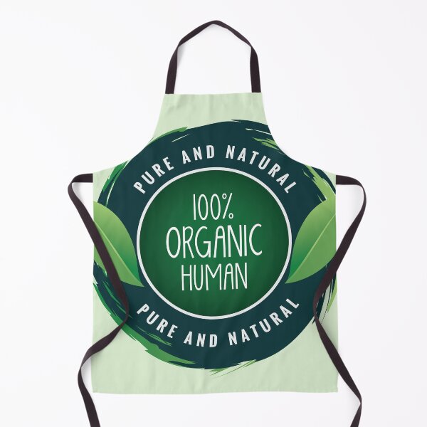 Item preview, 100% Organic Human Label designed and sold by HeraAndKosmos.