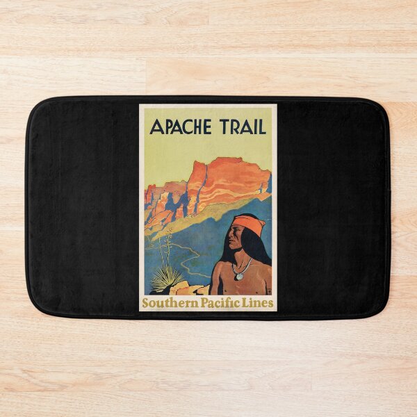 Item preview, Apache Trail retro poster designed and sold by CorasPosters.