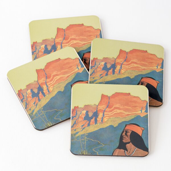 Item preview, Apache Trail retro poster designed and sold by CorasPosters.