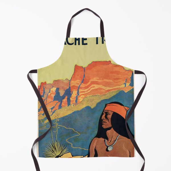 Item preview, Apache Trail retro poster designed and sold by CorasPosters.
