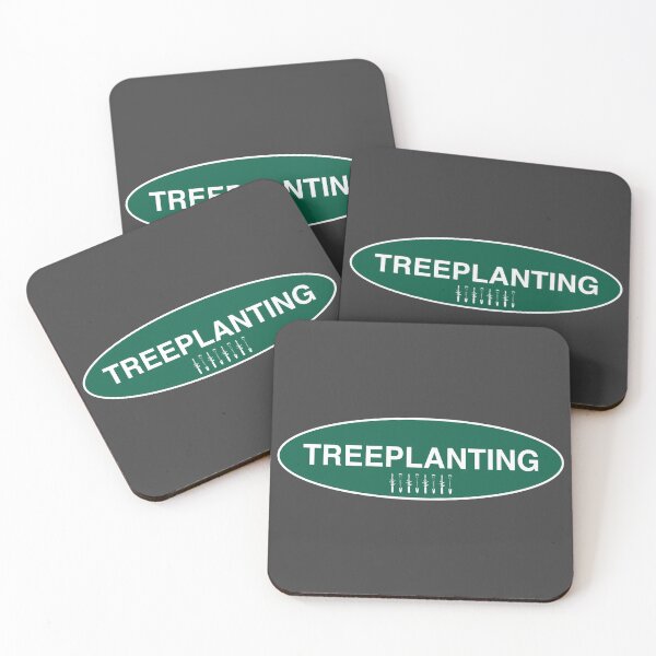 Item preview, Treeplanting - Spruce and Shovel Spade (white and green) designed and sold by Johnston Creative.
