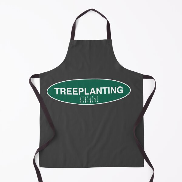 Item preview, Treeplanting - Spruce and Shovel Spade (white and green) designed and sold by Johnston Creative.