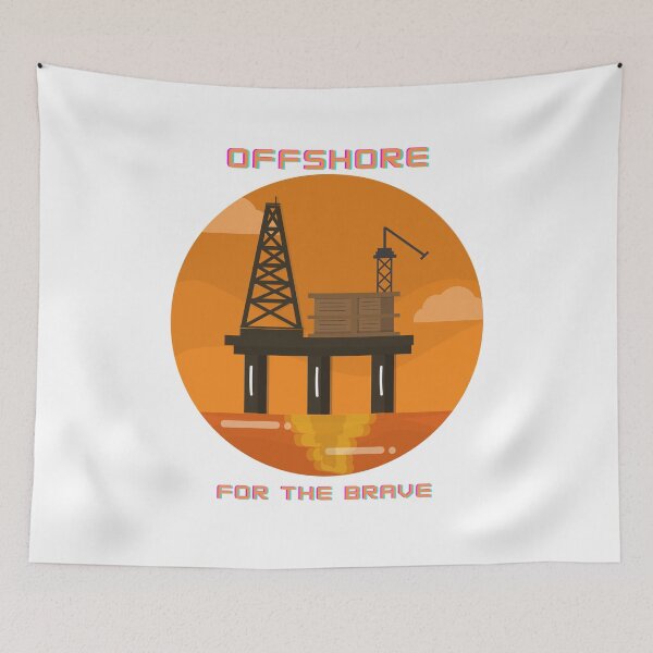 Aperçu de l'œuvre Pétrole et gaz offshore créée et vendue par Pinapple91.