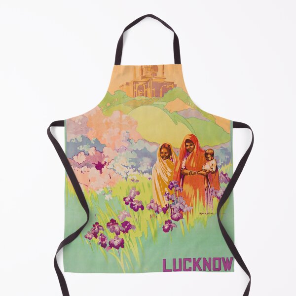 Item preview, Lucknow retro poster designed and sold by CorasPosters.