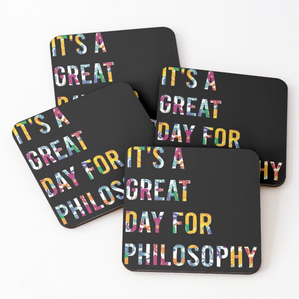Item preview, It's a Great Day for Philosophy / Funny Philosophy Teacher Gift / Love Philosophy Gifts Idea for Christmas Flower style designed and sold by Chamssou.