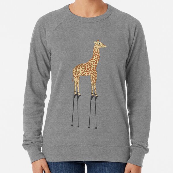 Giraffe on Stilts Lightweight Sweatshirt