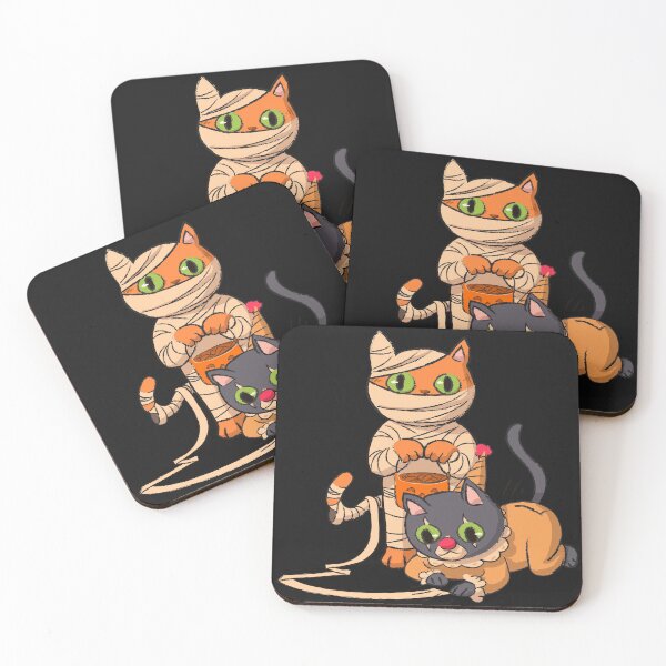Item preview, Mummy Cat Halloween designed and sold by InkiverseCollective.