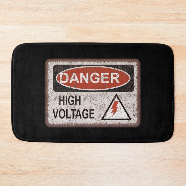 Item preview, Danger! High Voltage. Old rusty sign. Retro, Vintage.  designed and sold by STYLESYNDIKAT.