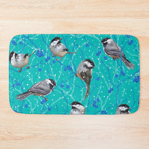 Item preview, Wintergreen Chickadees in the Snow designed and sold by L Diane Johnson.