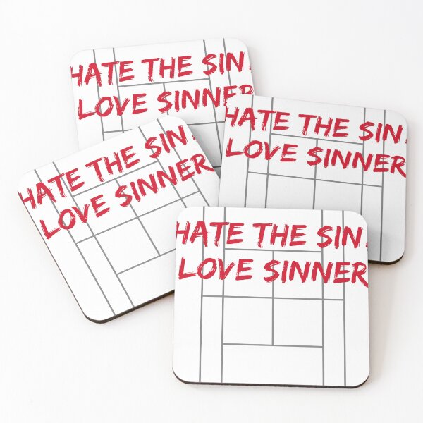Item preview, Hate the sin, love Sinner designed and sold by Chess Bible.