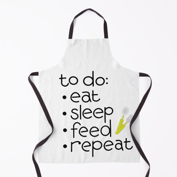 Item preview, Calling all mums and dads! Eat Sleep *Feed* Repeat, with Spoon and Fork icon designed and sold by Susan Marie Williams.