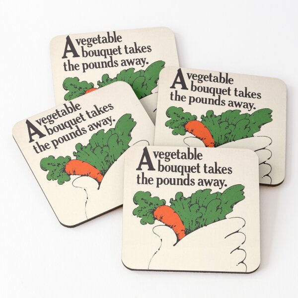 Item preview, Vintage Poster US National Institutes of Health - A vegetable bouquet takes the pounds away designed and sold by DejaVuStudio.