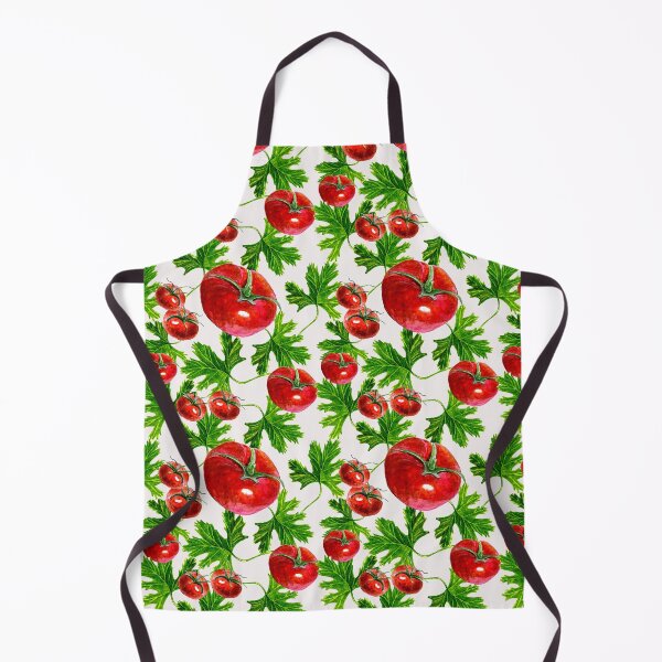 Item preview, Ripe red tomato with green leaves designed and sold by whitedove457.
