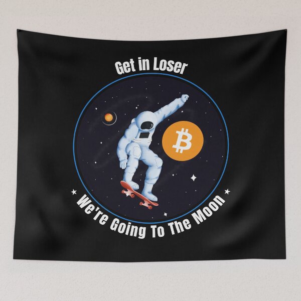 Item preview, Get in Losers We're Going To The Moon - Bitcoin  designed and sold by Bitcoin-Fashion.