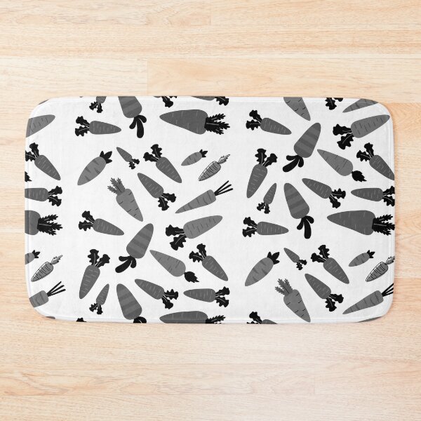 Item preview, Cute black carrot pattern designed and sold by AdelDa19.