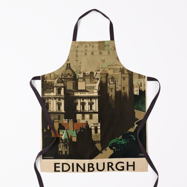 Item preview, Edinburgh retro poster designed and sold by CorasPosters.