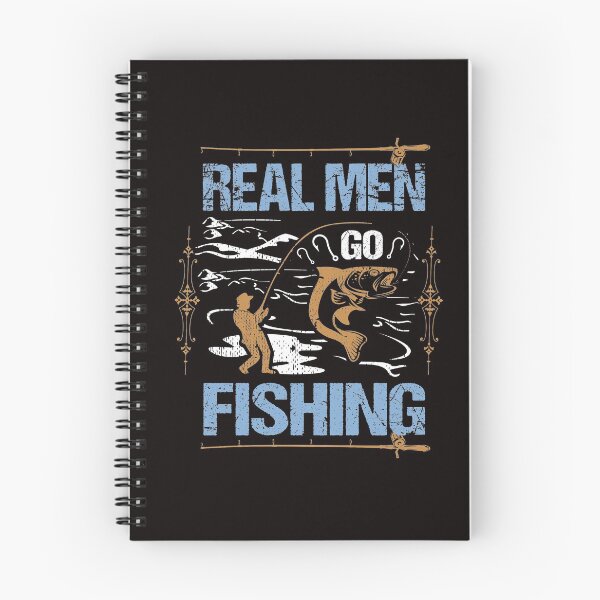 Item preview, Real Men Go Fishing designed and sold by cutitoutsir.