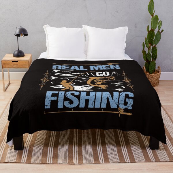 Item preview, Real Men Go Fishing designed and sold by cutitoutsir.