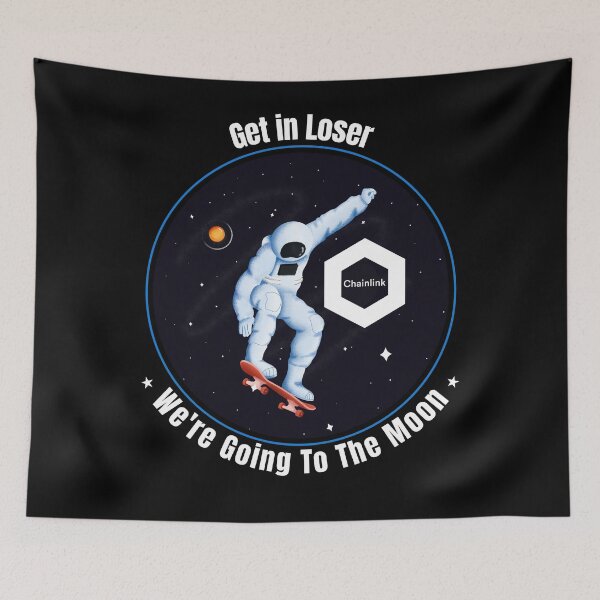 Item preview, Get in Losers We're Going To The Moon - Chainlink (LINK) designed and sold by Bitcoin-Fashion.