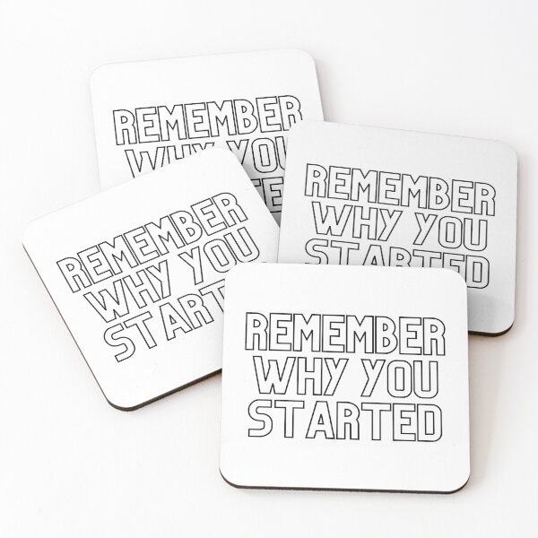 Item preview, Remember Why You Started  designed and sold by KarolinaPaz.